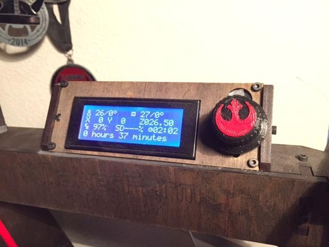 Star Wars Themed Knob for LCD Interface (Ramps/Makerfarm)