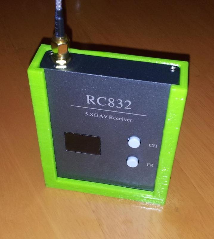 Boscam RC832 5.8G AV FPV Receiver basic case for DX6i