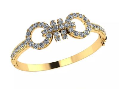 Diamond bangle