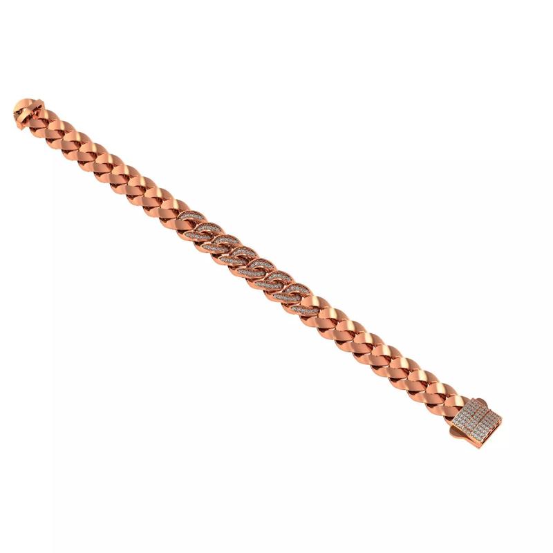 Diamond Cuban Chain Bracelet