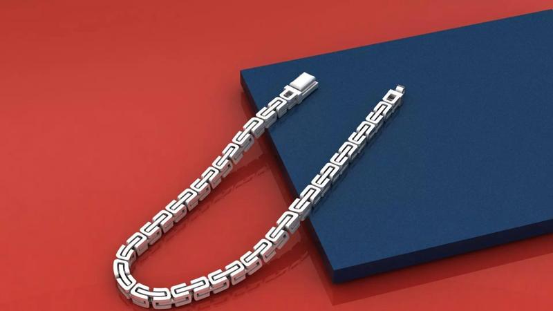 bracelet  byzantine rounded 3 Different style 3D print model