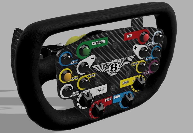 DIY BENTLEY CONTINENTAL GT3 STEERING WHEEL