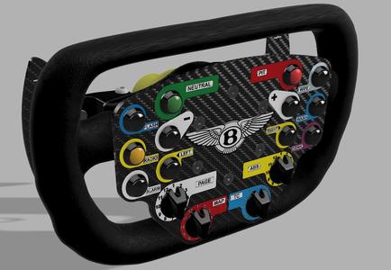 DIY BENTLEY CONTINENTAL GT3 STEERING WHEEL