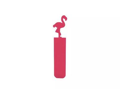 Bookmark flamingo on stick