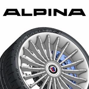 1/18 WHEEL ALPINA C16  -  LIBERTY WALK / PORSCHE /SUBARU STI WRX / OPEL / BMW / MERCEDES / FORD/ NISSAN / GTR / MITSUBISHI EVO / AE86 / MUGEN / TYPE R / SPEEDLINE / PRODRIVE / FORD /