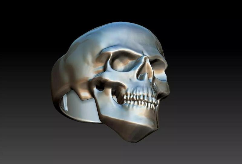 Simple Skull ring - Caveira