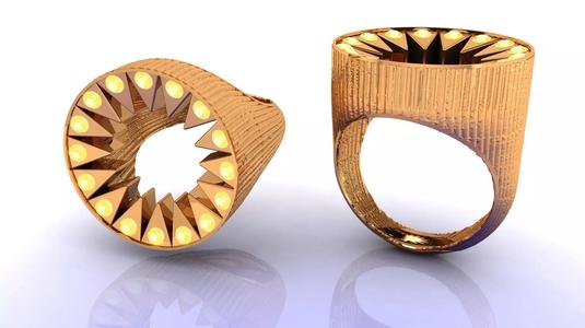 G1014 Solar Flare Ring 6gm-15HK
