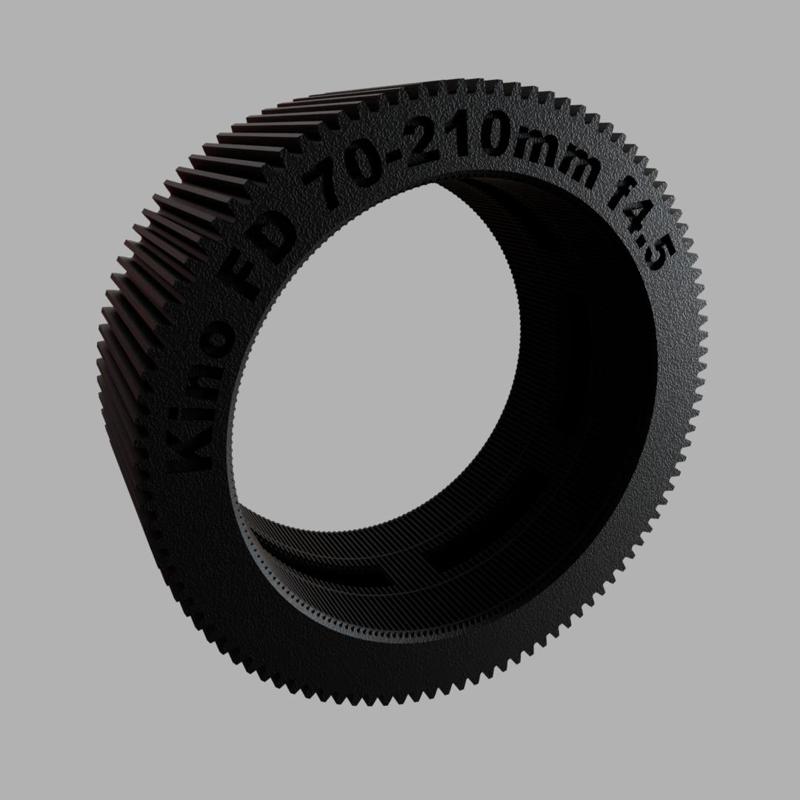Follow Focus Gear Rings for Kino FD 70-210mm f/4.5 Prime Lens