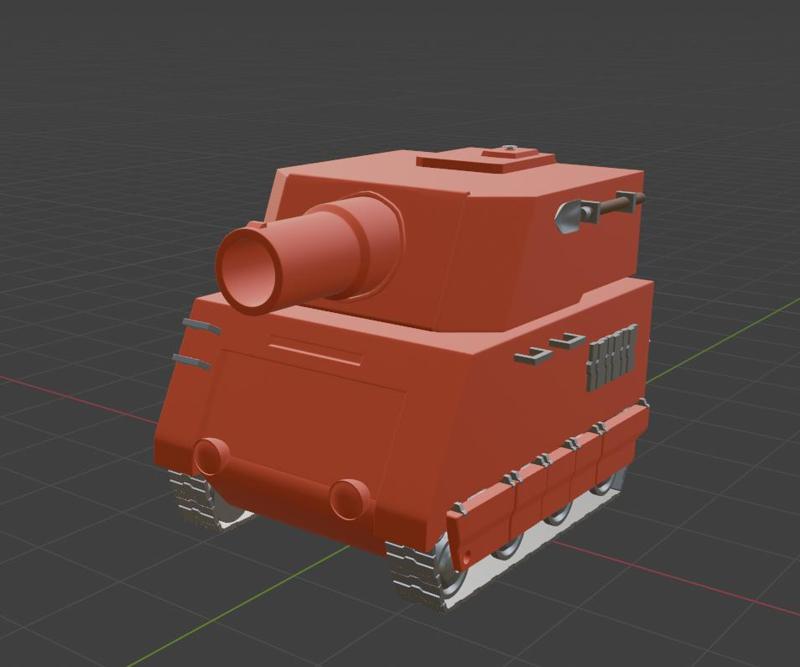 Advance Wars Organge Star Medium Tank