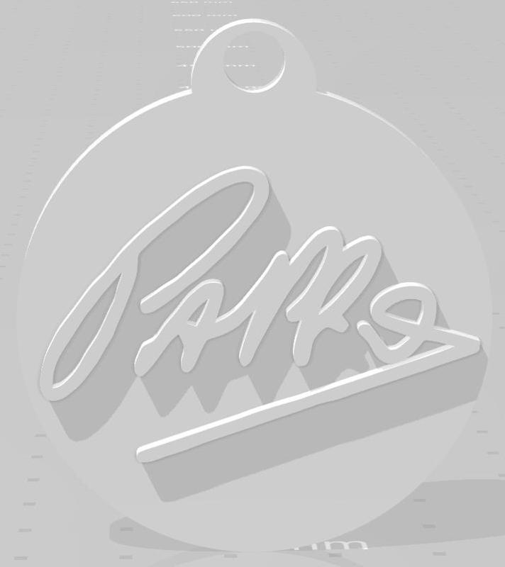 Llavero con la firma de Pappo