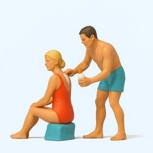 On the beach