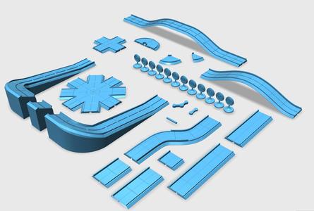 Heat: Pedal to the Metal custom track pieces