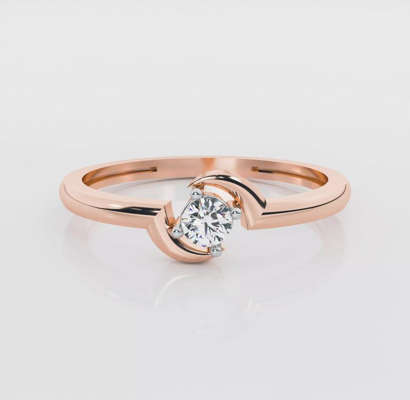 Italian diamond ring