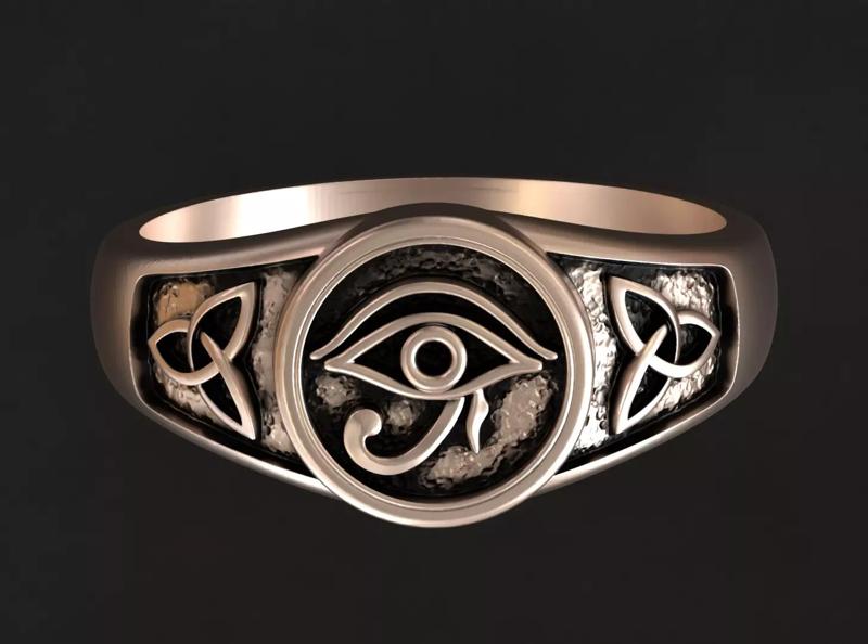 Horus eye ring