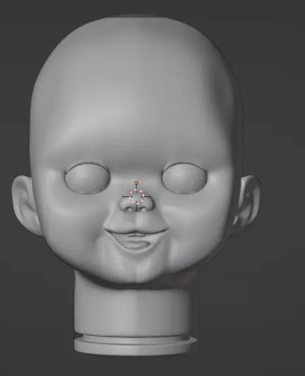 goodguys doll face 3d model