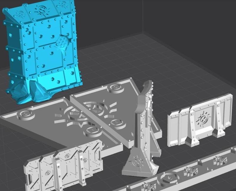 Kill Team 3Ed Gauges & Barricades: Imperial Navy Breachers