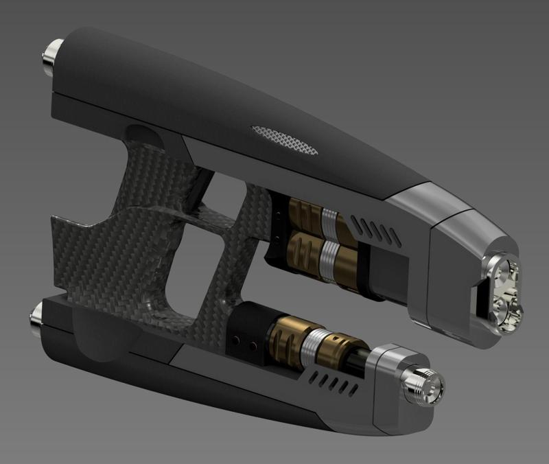 Starlord Quad Blaster Cosplay Prop