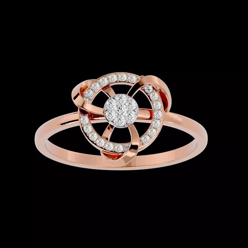 Light Minimalist Diamond Ring Earrings Pendant Set