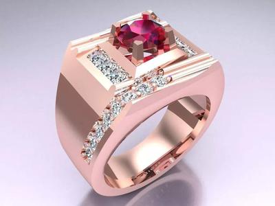Diamond Ring - Mens Rings - N3210