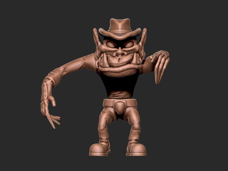 Vogland Orc Freddy Krueger Fan miniature