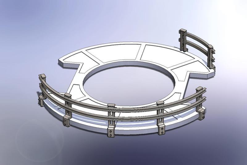 Railing add on for Betha Decima Zone mortalis 28mm