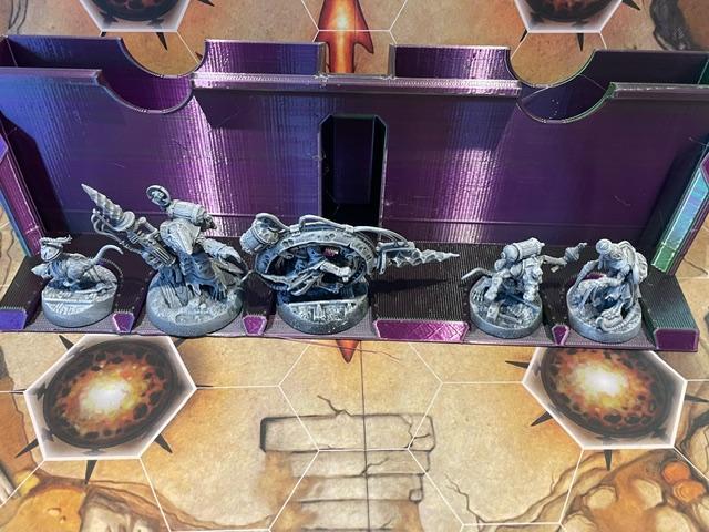 HOLDER FOR ZIKKIT'S TUNNELPACK, WAR HAMMER UNDERWORLDS, DEATHGORGE