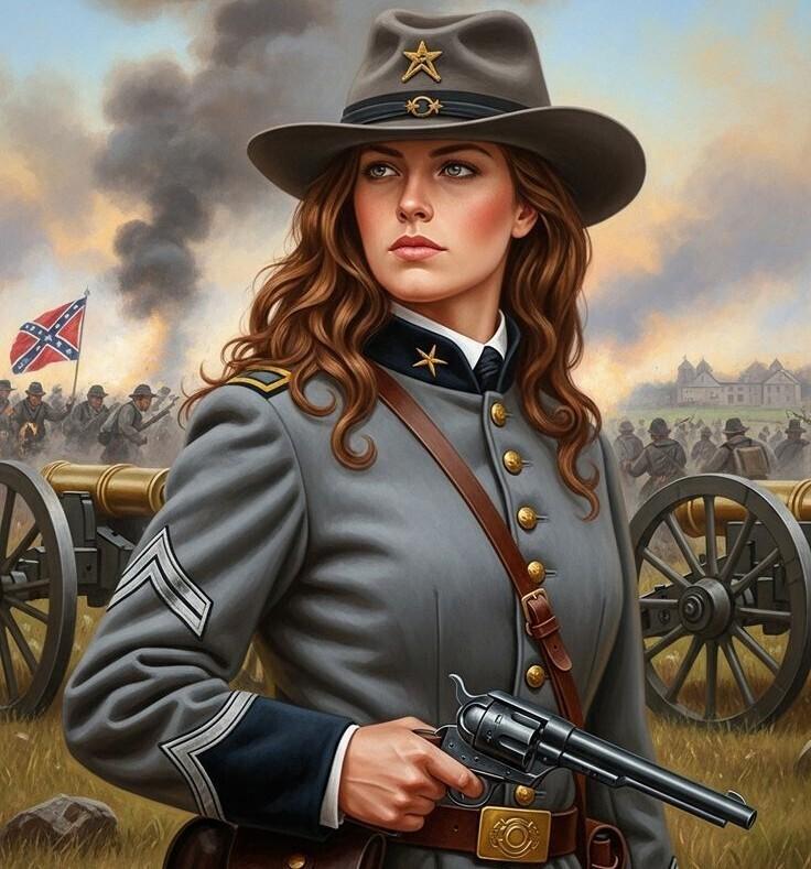 CONFEDERATE FIGURE TO PRINT AND PAINT