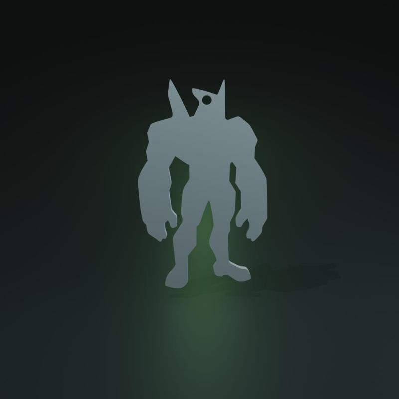 Diamondhead ben 10 Keychain