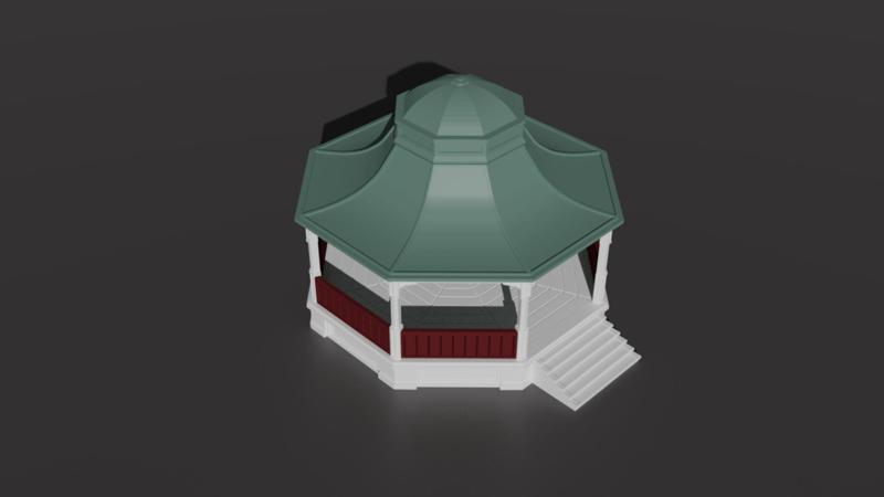 Bandstand suitable for Marvel Crisis Protocol and other modern skirmish games