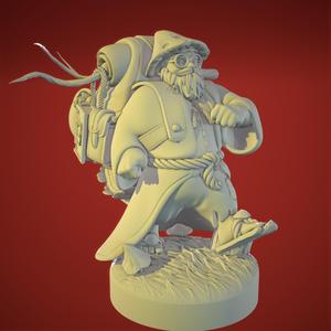 Mr. Inoki – Mushroom Backpacker | D&D Miniature