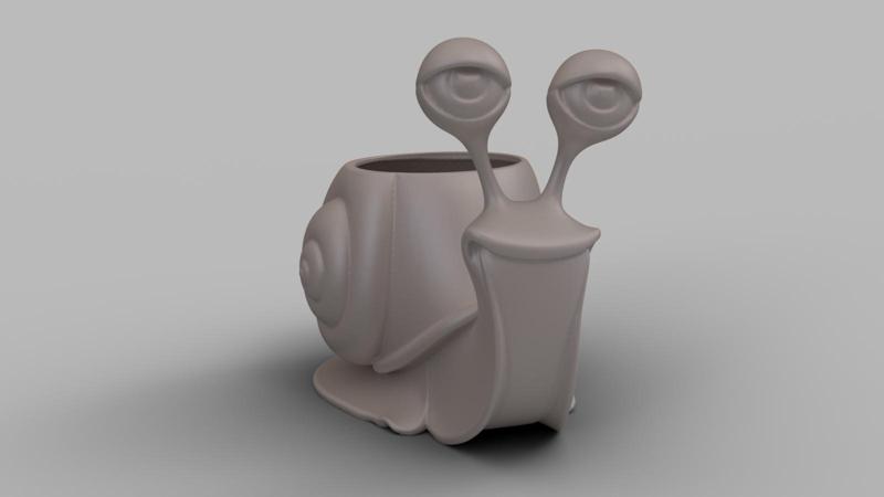 Cute Snail Planter - Desk & Garden Decor