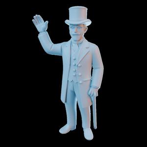 Victorian Man Train Model