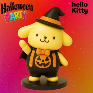 hello kitty halloween pompompurin