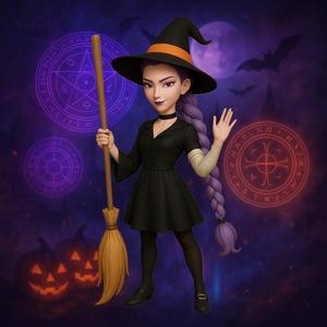 K-pop Demon Hunters - Rumi (Witch Costume) - Halloween Edition (STL)