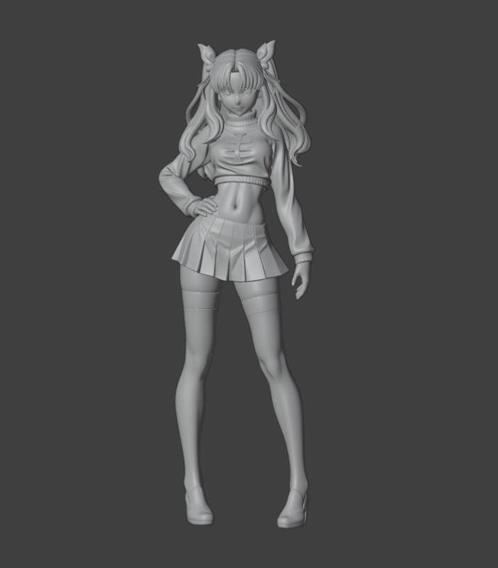 Rin Tousaka FateStay Night Anime Action Figure