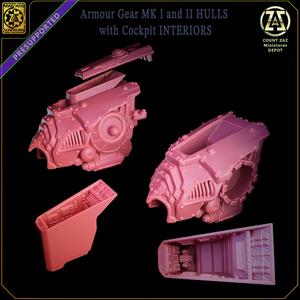 Armour Gear - COCKPIT INTERIOR - Two Hulls - MK I and MK II