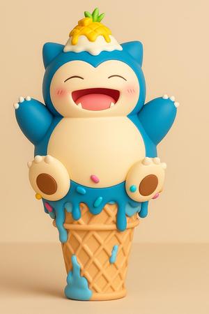 Snorlax Ice Cream Cone Tabletop