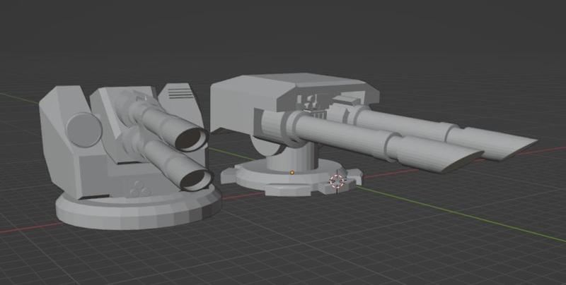 Razorback turrets