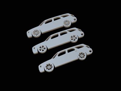 chrysler 300c wagon keychain