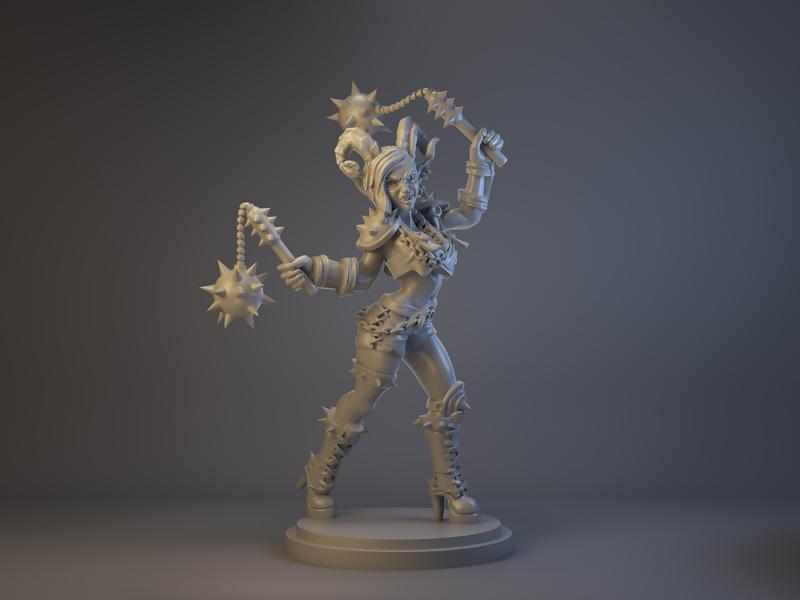 "Xeon -Chaos Pact Cheerleader: Fantasy Football // Blood Bowl.