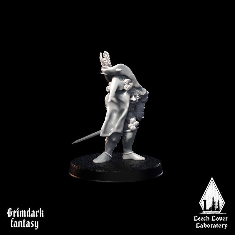 Musketeer Snob for miniature-agnostic grimdark wargames
