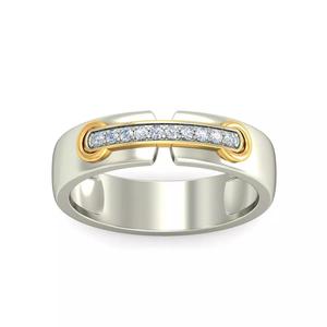 Elegant Round Cut Moissanite Diamond Ring for Timeless Style