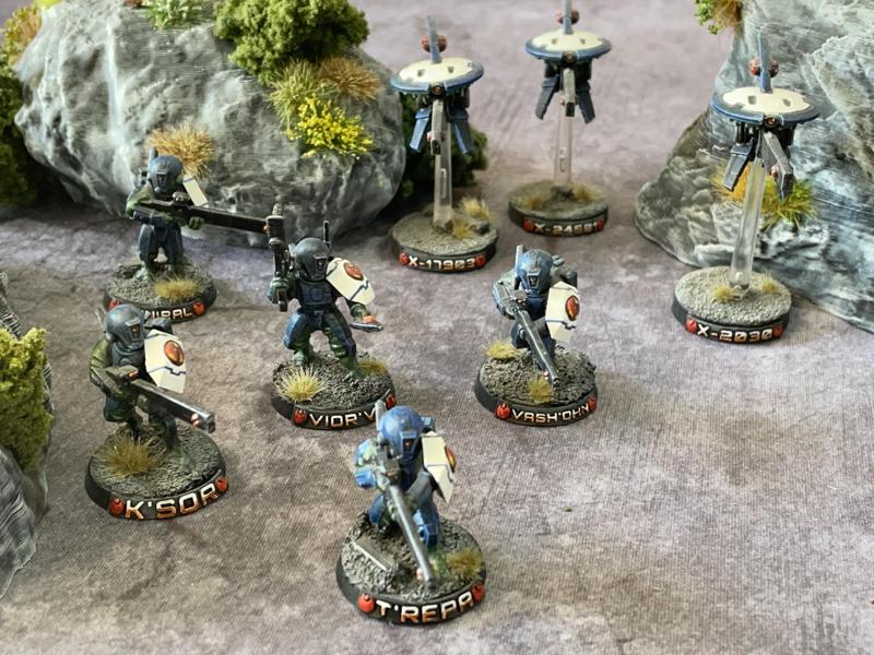 Space Communist Drone 32mm BaseTags x10 Set 1