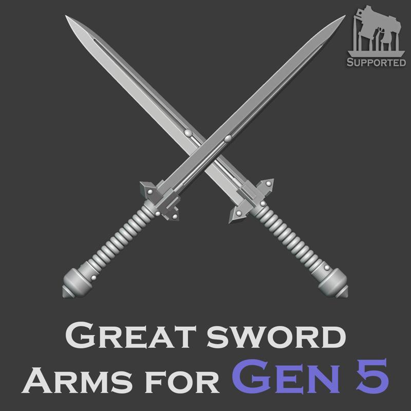 Gen 5 Great sword arms
