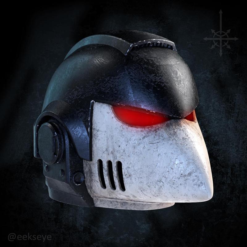 Space Raven Helmet, Beaky Marine