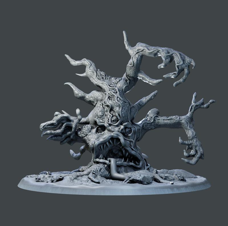 Demon Tree with three eyes
