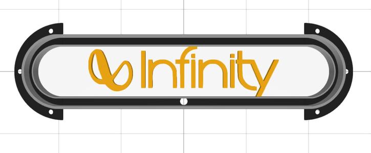 Infinity Neon Car Audio Logo 3D FDM Tune