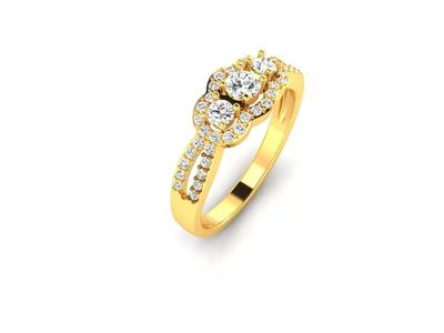 Solitaire Engagement Wedding Ring