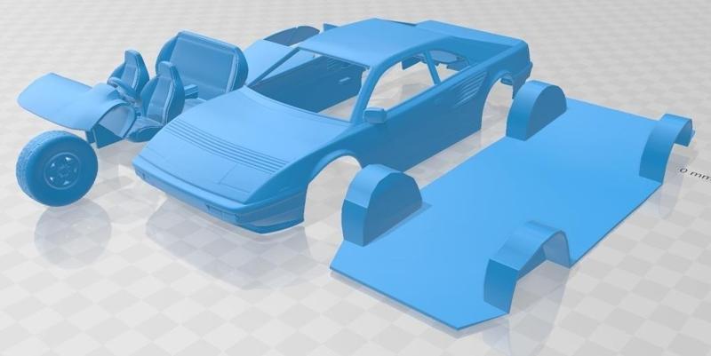 Ferrari Mondial 8 1980 Printable Car