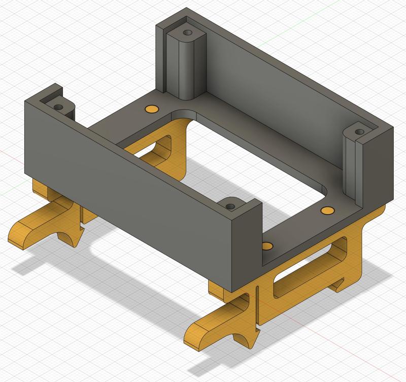 MP3 player DIN-rail moount